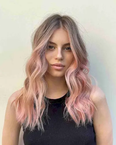 Gorgeous Pastel Pink Highlights