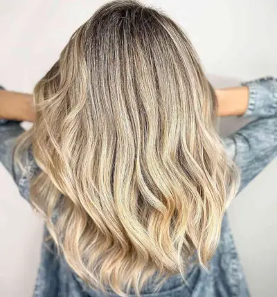 Light Medium Blonde Color