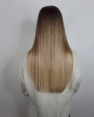 Cocoa Brown to Medium Blonde Ombre