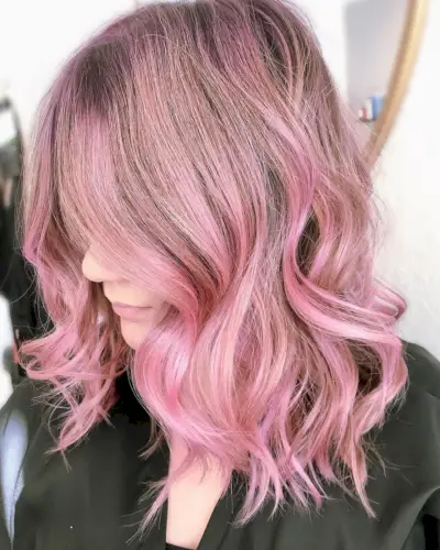 Do Lowlights Match Any Hair Color: Sassy Pastel Pink