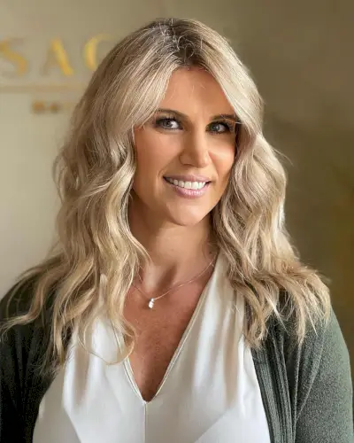 golden blonde with blonde shadow roots