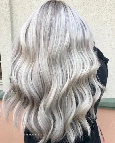 Dreamy Silver Blonde Hair