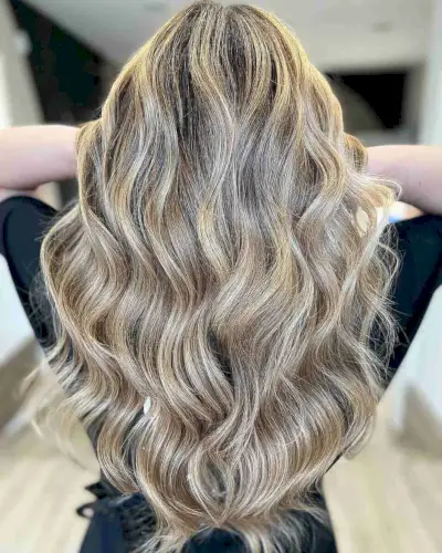 Dimensional Light Blonde and Brown Tones