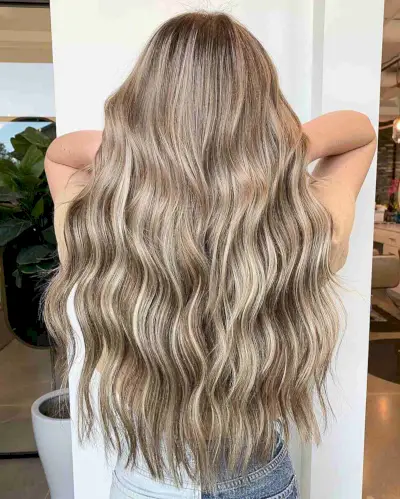 Subtle Dishwater Blonde Waves