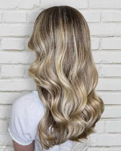 Natural-Looking Blonde Balayage Hair Color
