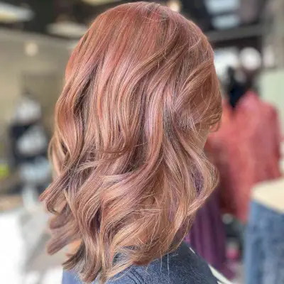 Rose Gold Blonde Hair
