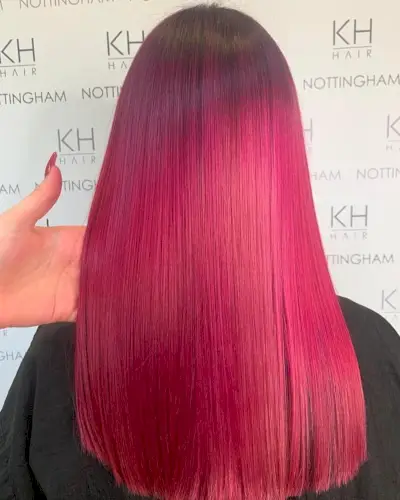 Light Magenta hair color
