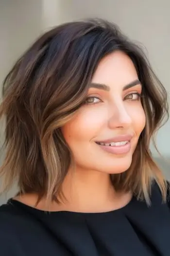 Mørkebrun Lob med subtile karamelhøjdepunkter.