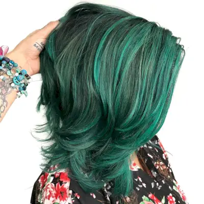 Sea Foam Green Mermaid Short Hair