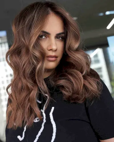 Balayage Loose Brown Curls