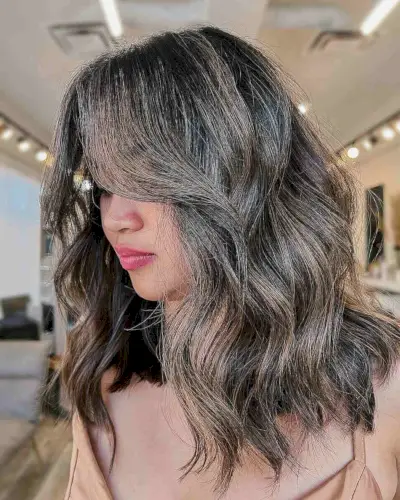 Soft Black and Brown Balayage