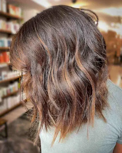 Bright Bronzed Balayage Sombre