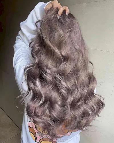Violet-Based Brown Balayage