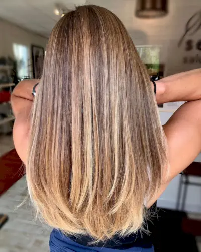 Seamless Sun-Kissed Brown Balayage