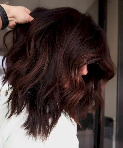 Romantic Brown Balayage for ladies with mid-length hair