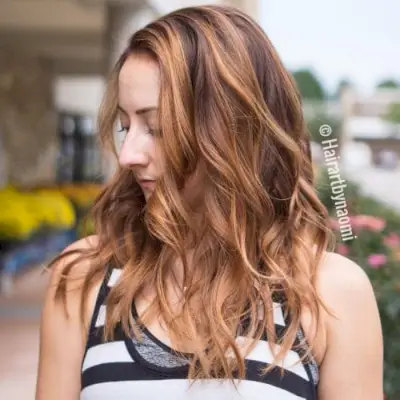 Gorgeous Amber Tones hairstyle