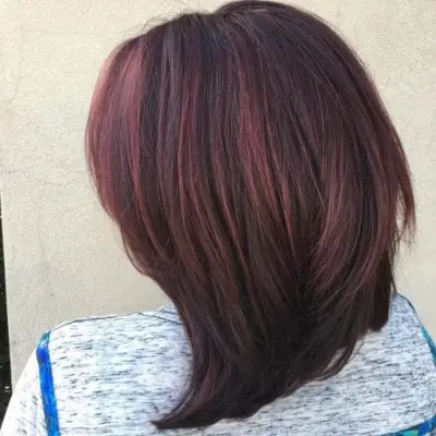 Intense Violet Red hairstyle
