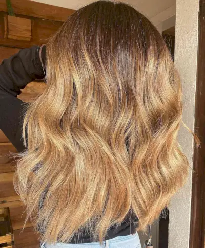 Honey Blonde Color Melt