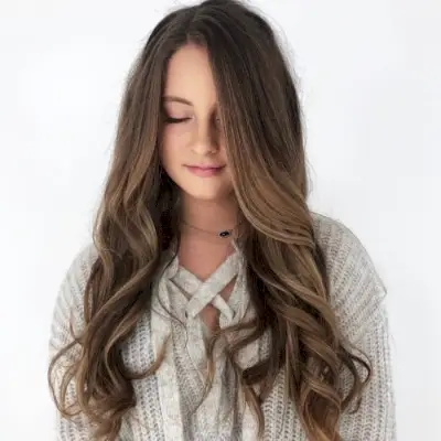 Stunning Dark Brown with Caramel Brown Highlights