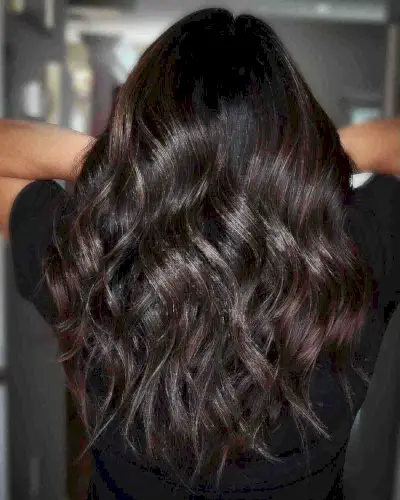 Dark Brown Sun-Kissed Hair Color