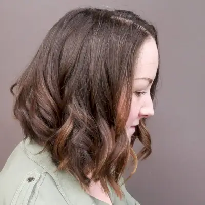 Hand-Painted Milk Chocolate Brown with Caramel Swirls