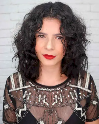 gorgeous on curly hair