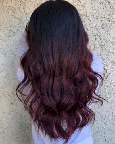 Dark to Light Cherry Ombre