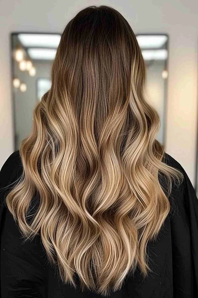 Tmavě blond Ombre' title=