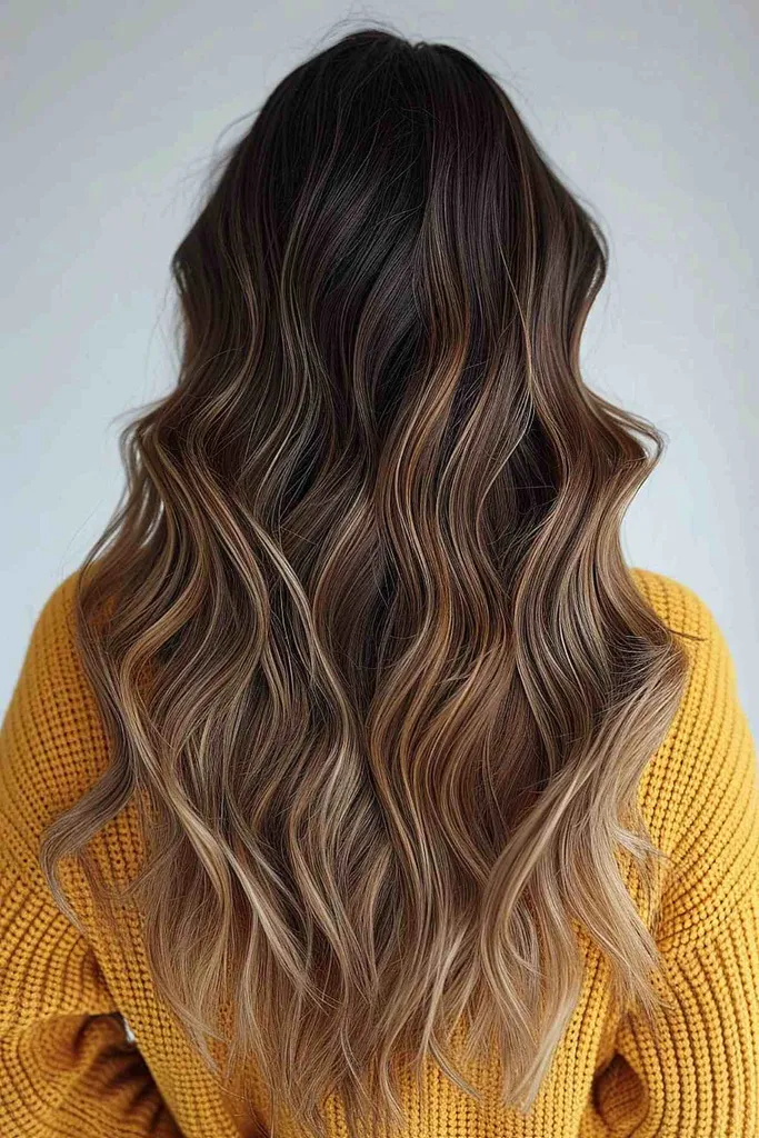 Tmavě hnědá barva na vlasy Ombre' title=