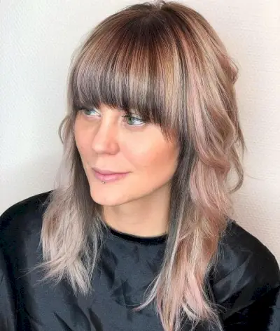 Dusty Pink Hair Color