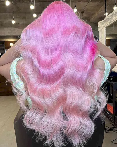 Pastel Pink Melted Hair Color