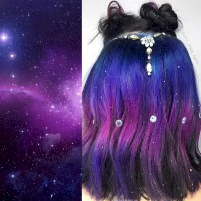 Interstellar Indigo Hair