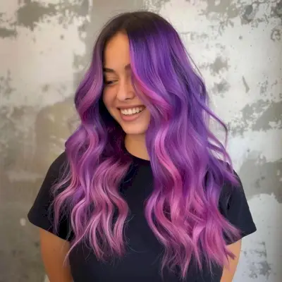 Spiral Galaxy Lavender Magenta