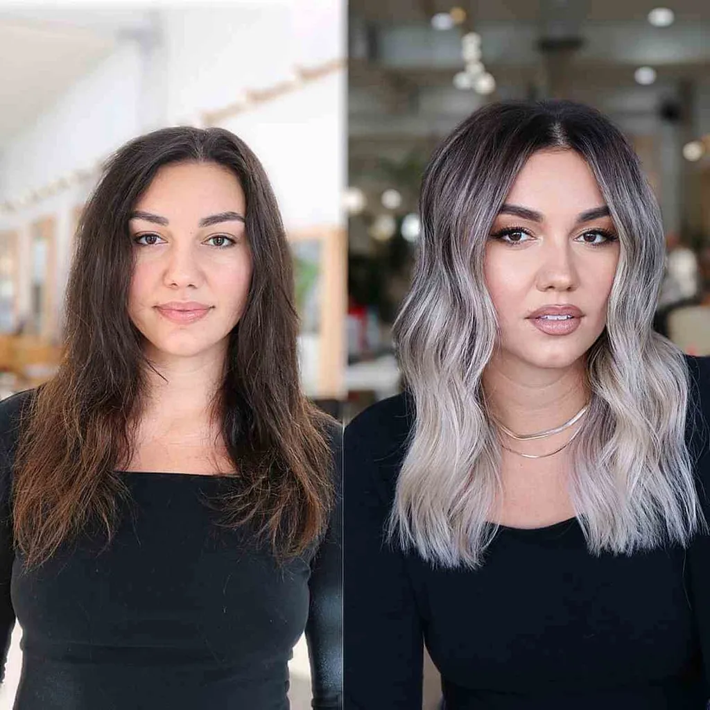 Mechas balayage rubias heladas' title=