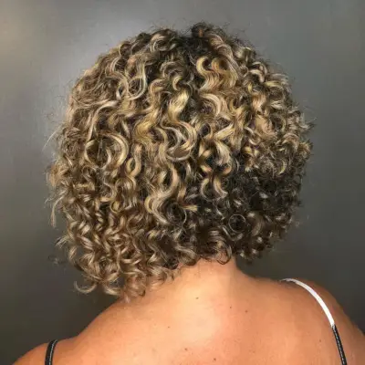 Stylish Curly Beige Blonde Hair