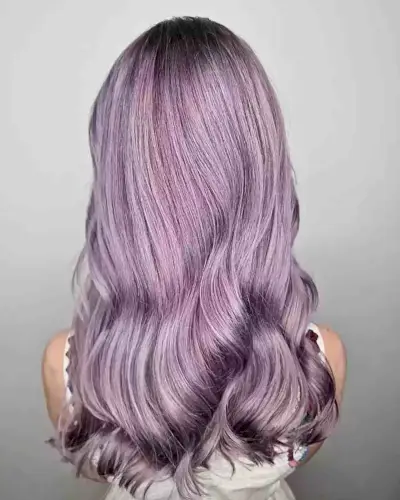 Platinum Lavender Hair Color