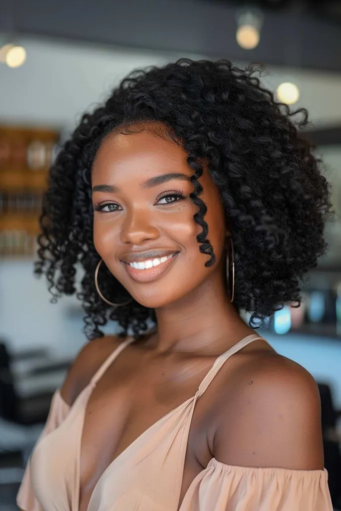 gęste czarne włosy dla ciemnobrązowych odcieni skóry' title=