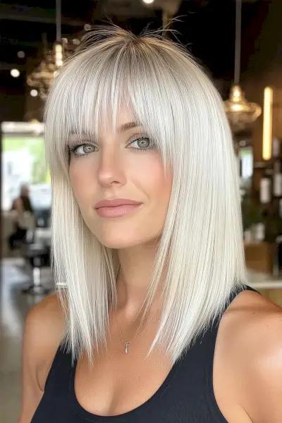 california blonde with dark roots