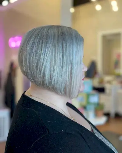 silver to platinum for short hair