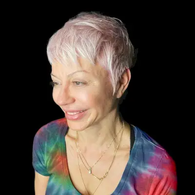 very light cotton candy pink hair dye