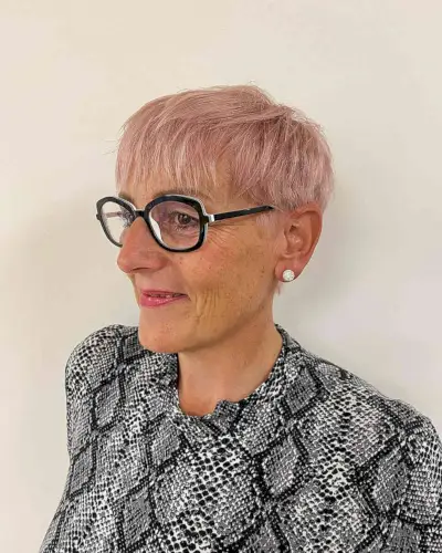 Shimmering Light Pink Pixie