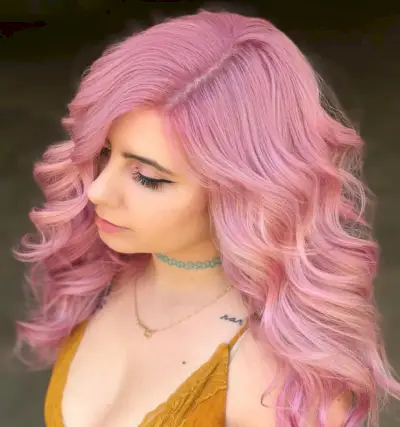 Pink Platinum Hair