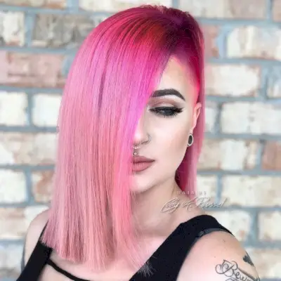 Dark to Bright Pink Ombre