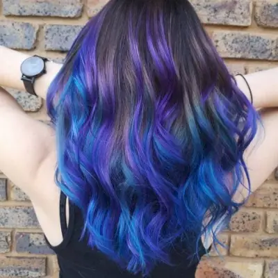 Purple and Blue Ombre