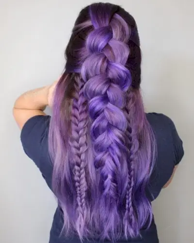 Bright Purple Ombre