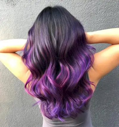 Amethyst Purple Sombre