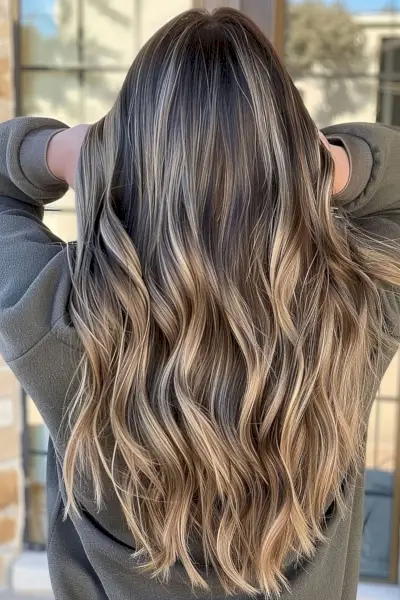 Ash Dark Blonde Balayage