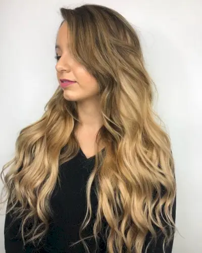 Lovely Light Brown Hair with Caramel Highlights