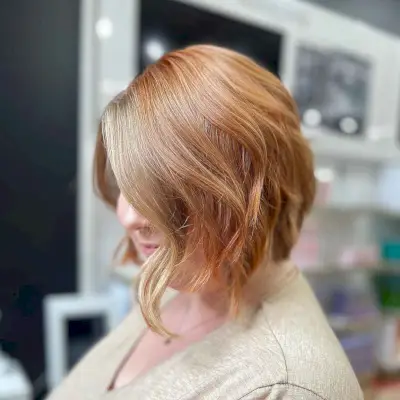 Strawberry blonde fall hair color