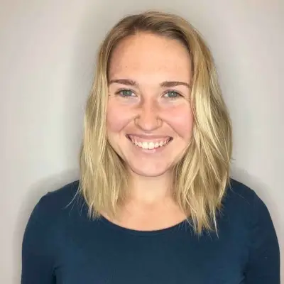 hazel nut with honey blonde highlights for Fine Hair